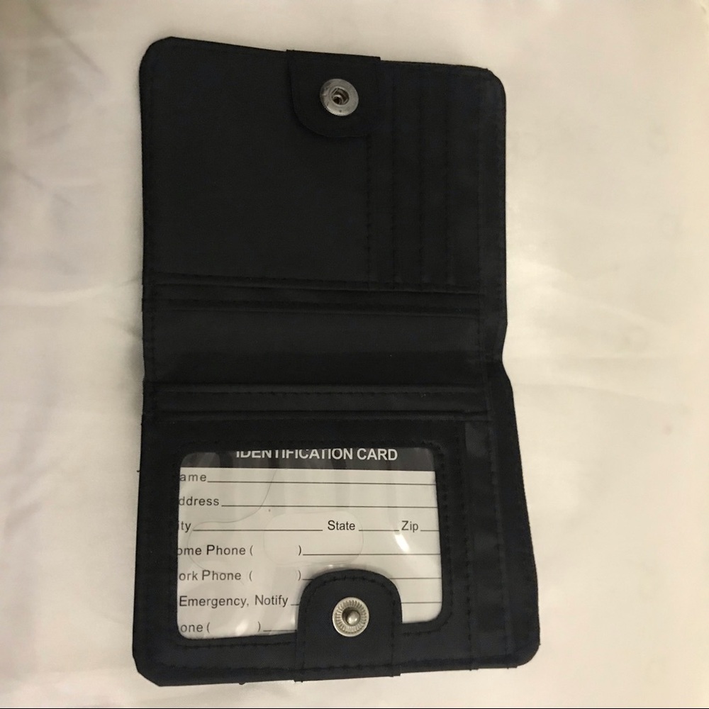 Black bifold wallet